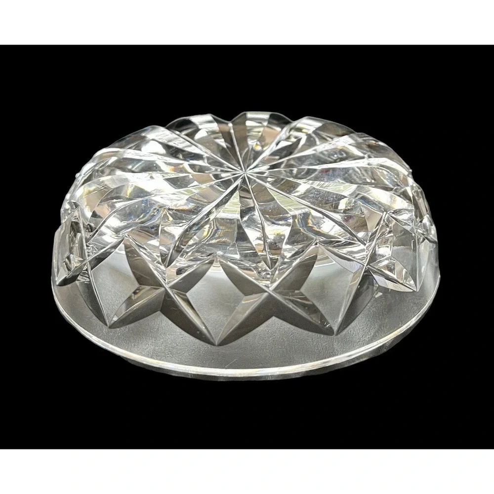 Vintage Waterford Kerry Cut Lead Crystal 3.5" Ashtray / Trinket Dish Signed - Picture 3 of 6